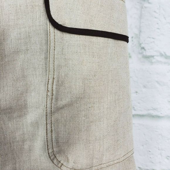 Ann Taylor Loft Linen Skirt Lined Tan Size 6 - Picture 4 of 7